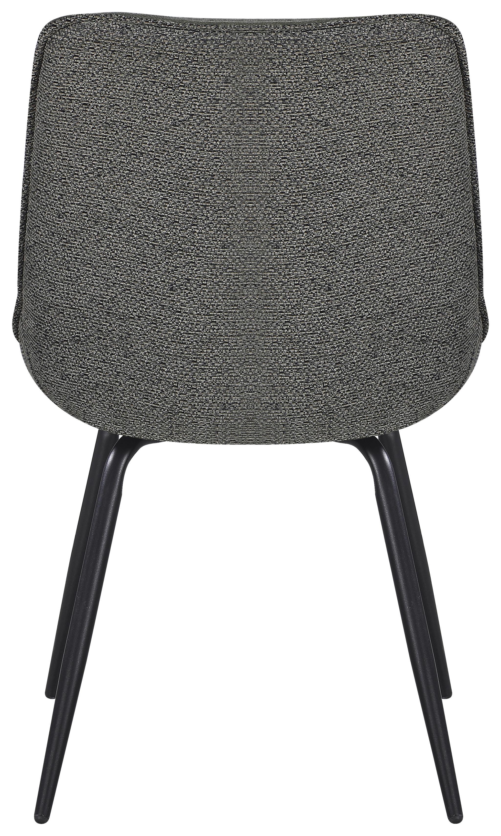 STOL NOVA - grön/svart, Modern, metall/textil (51/85/61cm) - Mömax