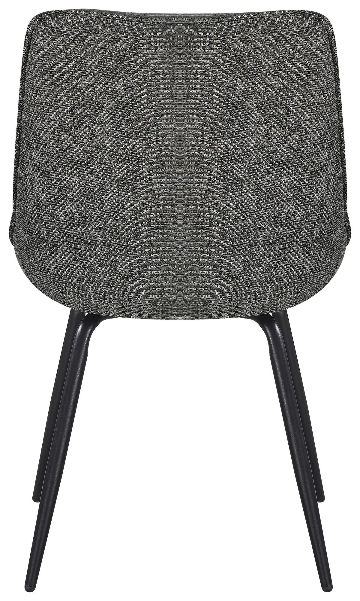 Stuhl Nova Grün - Schwarz/Grün, MODERN, Textil/Metall (51/85/61cm) - Premium Living