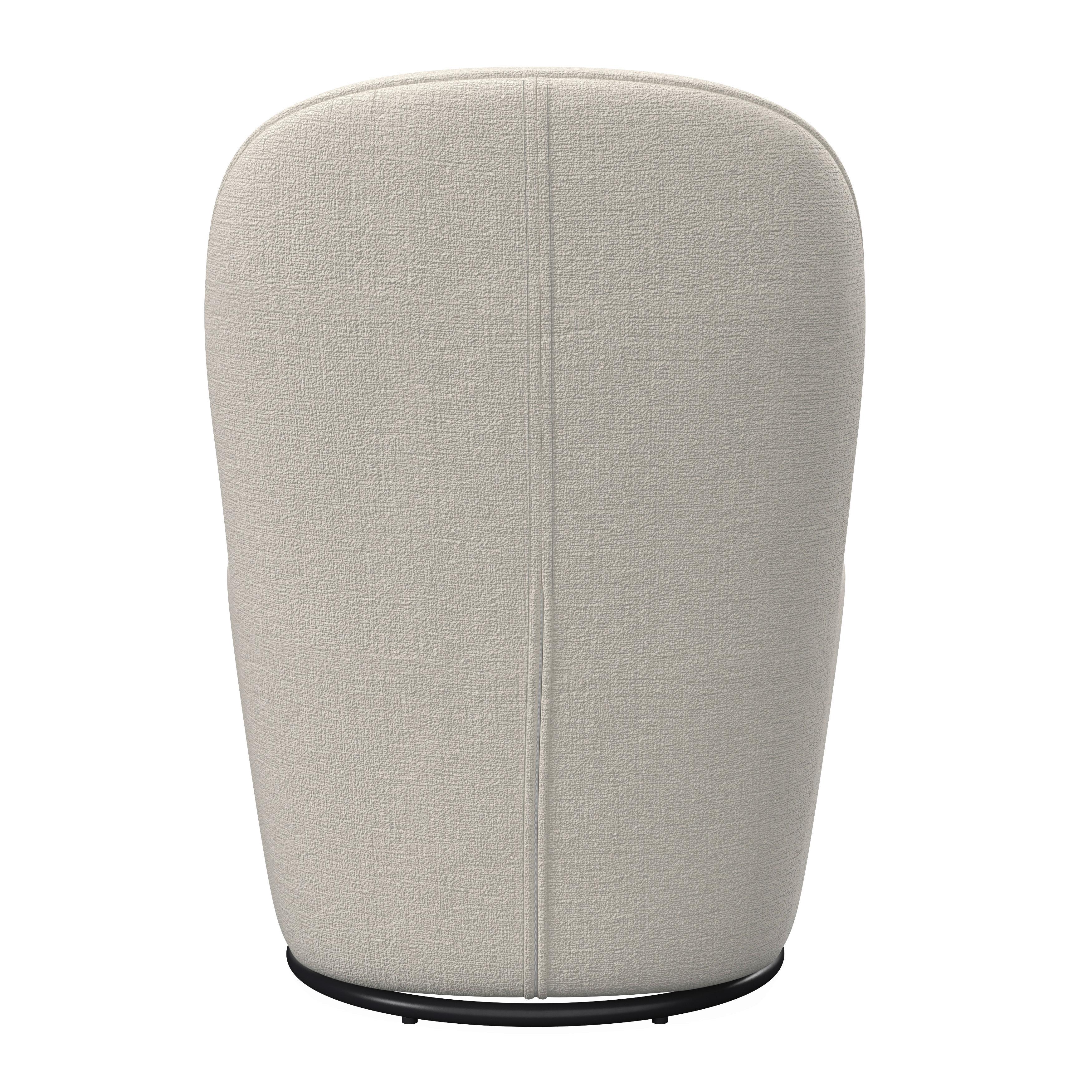 STOL MED ARMSTÖD VITTORE - beige/cremefärgad, Modern, metall/trä (56/83,5/62cm) - Bessagi Home