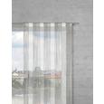 Perdea Din Franjuri String - alb/gri, textil (90/245cm) - Premium Living