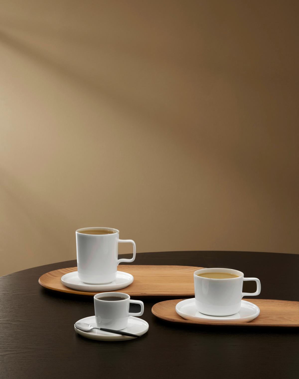 KUBEK 2028013 - biały, Basics, ceramika (8,6/10cm) - ASA