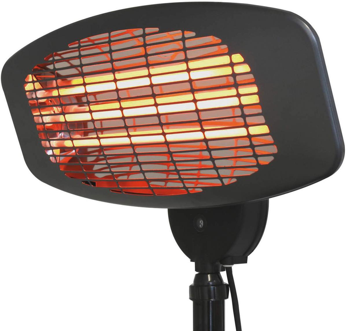 PROMIENNIK PODCZERWIENI 613-400237 - czarny, Konventionell, tworzywo sztuczne/metal (120-210cm) - Atrigo