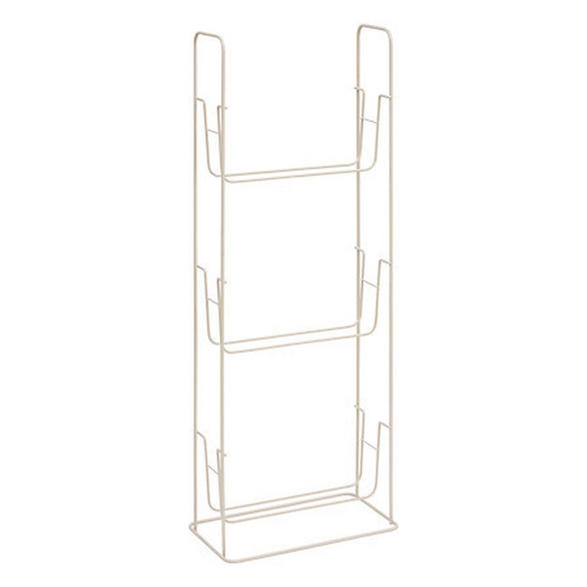 Etajeră pentru duș Easybath - bej, Basics, plastic/metal (28,9/15,8/75,7cm)