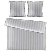 POŚCIEL DOBBY - kolor srebrny, Konventionell, tkanina (200/200cm) - Novel