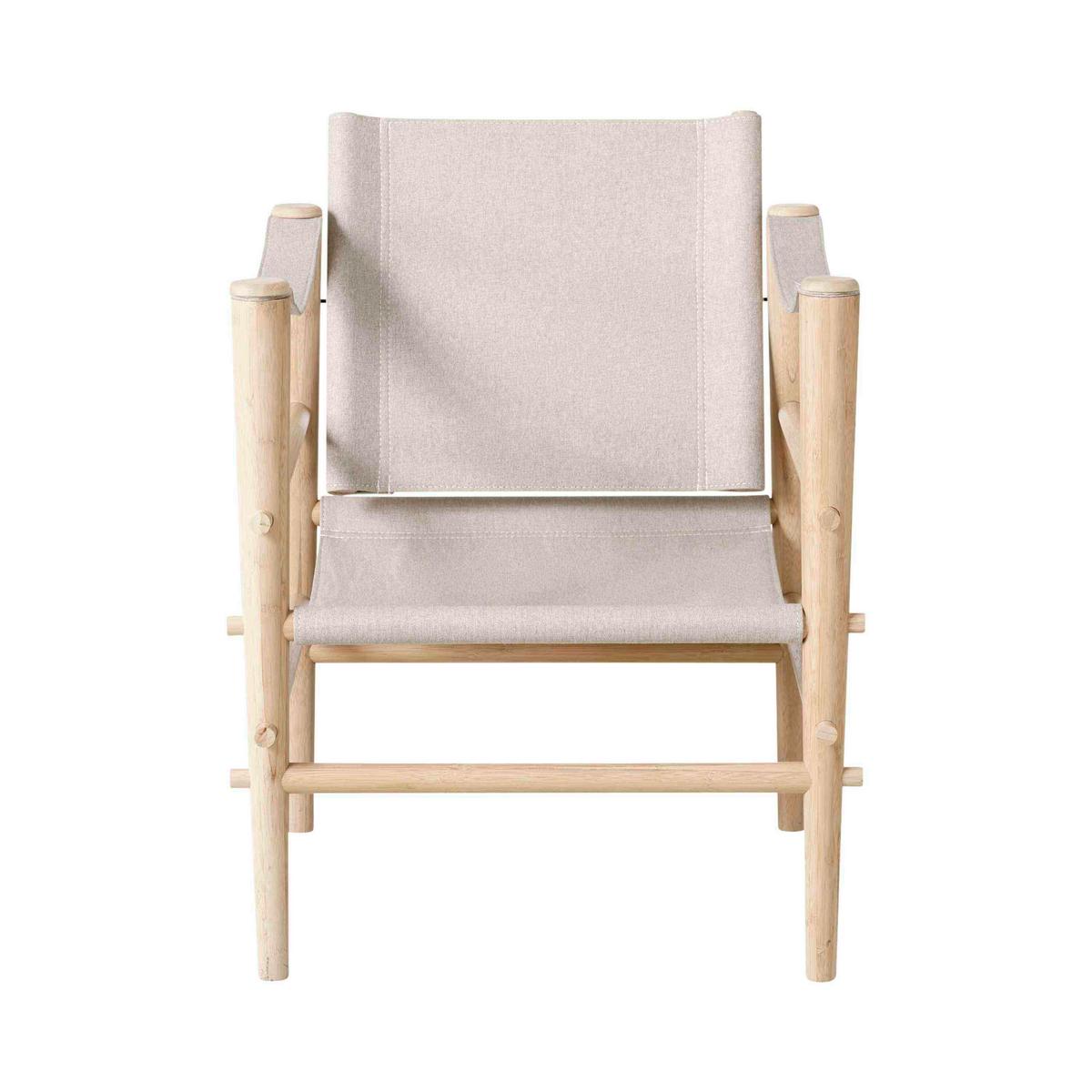 Loungesessel Safari - Beige/Naturfarben, Design, Holz (59/79/61cm) - MID.YOU