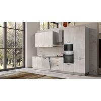 Blok Kuhinja Sa Uređajima Cemento - siva/boja aluminijuma, Moderno, metal/pločasti materijal (360/240/60cm) - Mömax