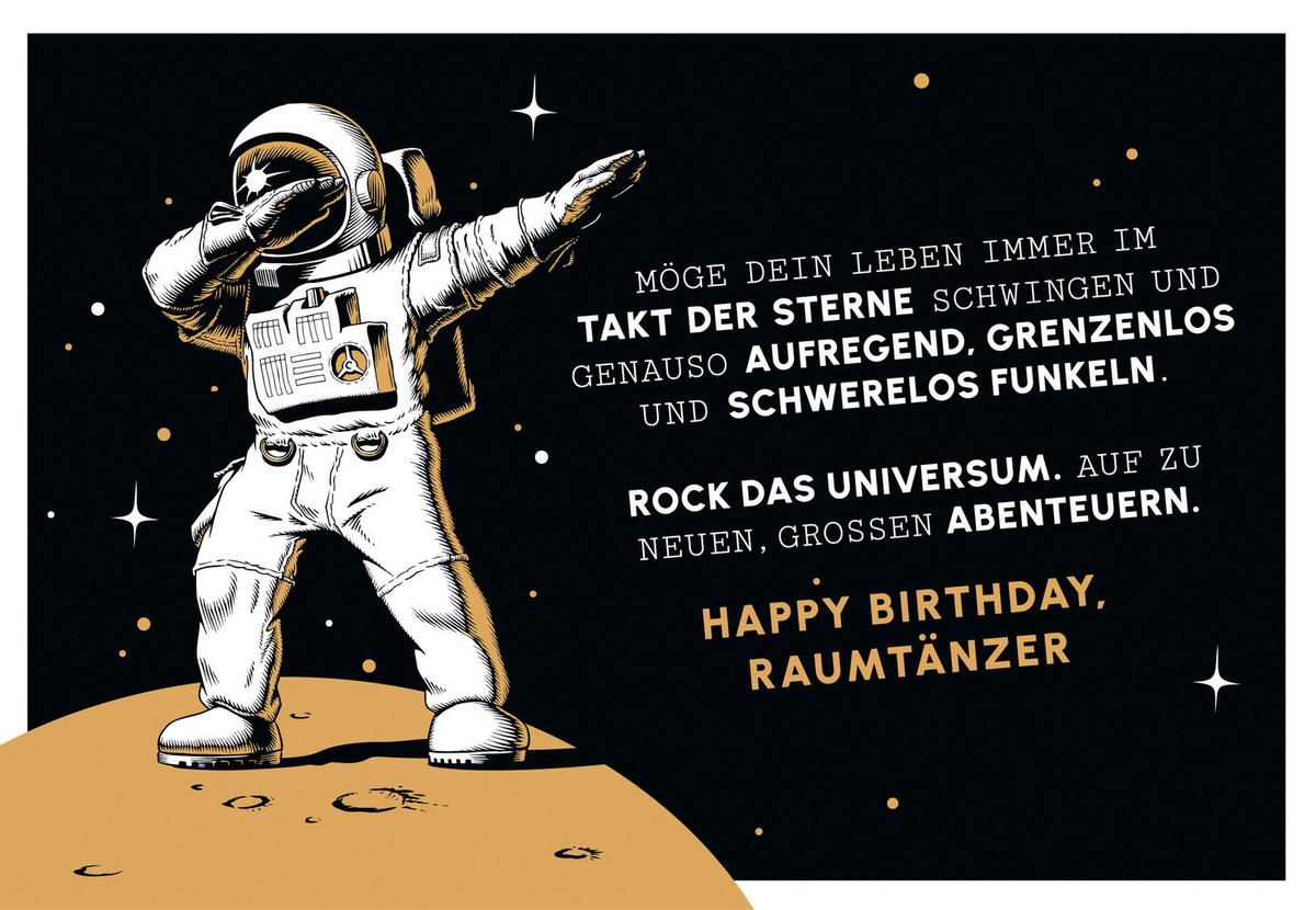 Glückwunschkarte Edelschwarz Multicolor - Basics, Papier (18/13cm)