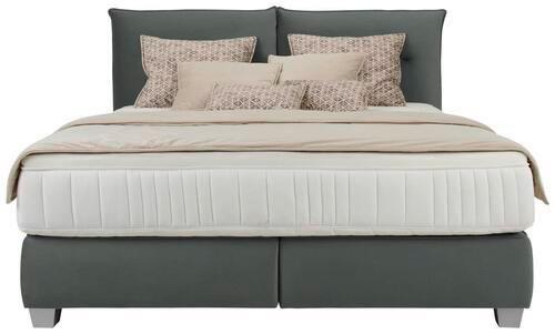 PAT BOXSPRING FOG - antracit, Lifestyle, textil (180/200cm) - Premium Living