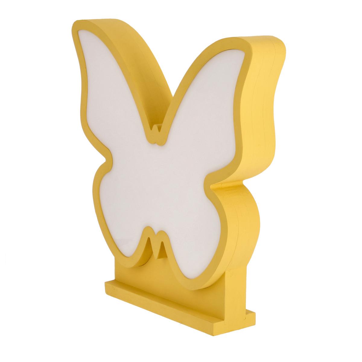 Dječja Stolna Svjetiljka Butterfly - zlatne boje, Basics, drvni materijal/plastika (28.5/5/26.5cm)
