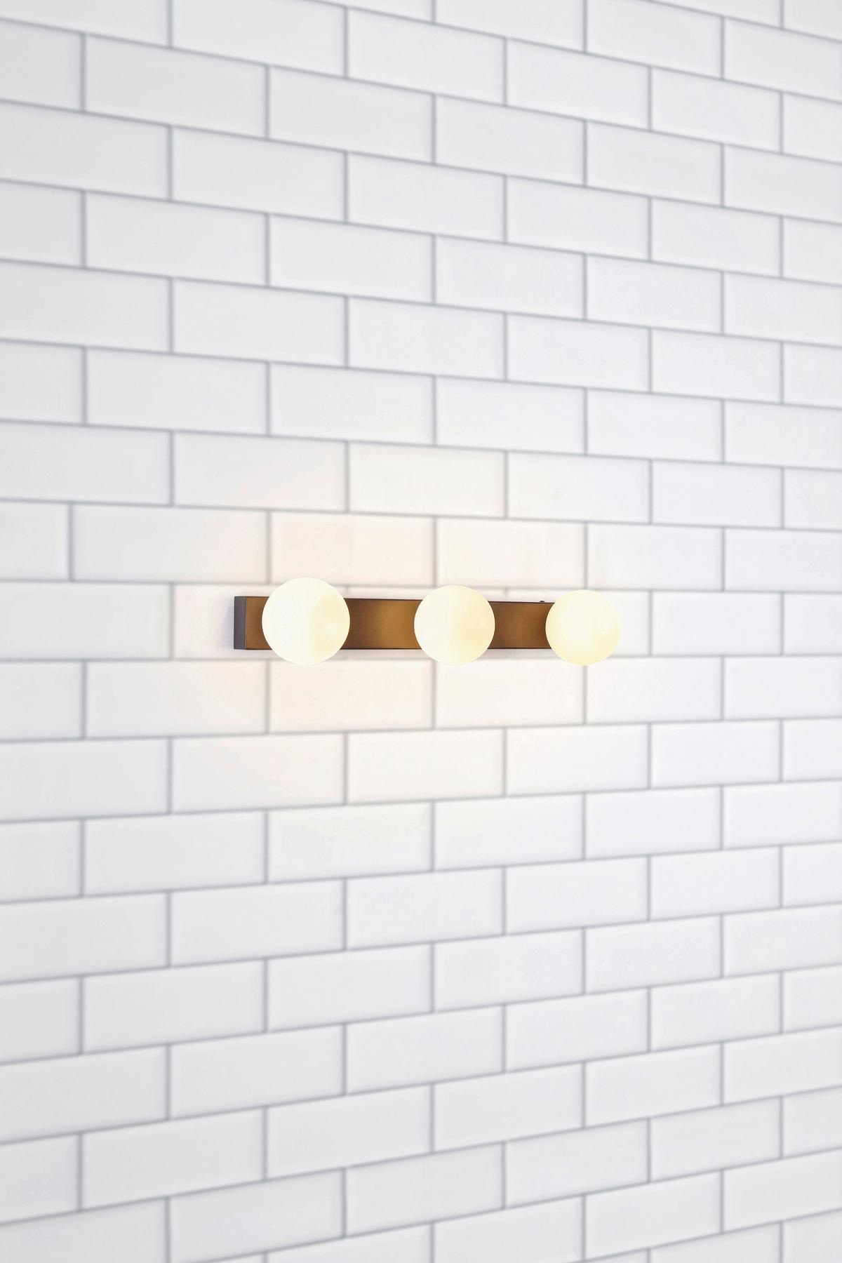 Wandleuchte Mini max. 18 Watt - Schwarz/Weiß, Basics (12,5/50/10cm) - Markslöjd