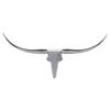 Wanddeko Wohnling Silberfarben - Silberfarben, MODERN, Metall (100/40/6cm) - MID.YOU