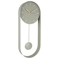 ZEGAR ŚCIENNY KA5822DG - zielony, Basics, metal (20/50/5cm) - Karlsson