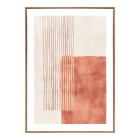 Leinwandbild Mina Canvas Print Beige ca. 50x70cm - Beige/Naturfarben, Basics, Holzwerkstoff/Textil (50/70/2,5cm)