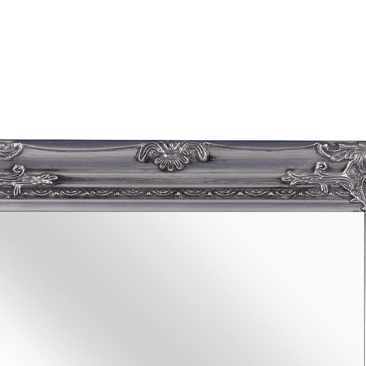 Oglindă de perete Walter - argintiu, Modern, sticlă/material pe bază de lemn (50/70/3,5cm) - Modern Living