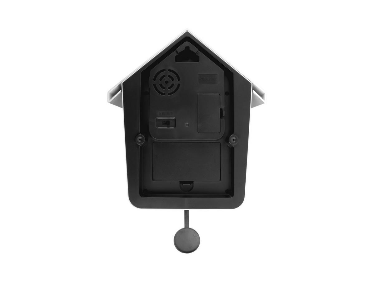 ZEGAR ŚCIENNY CUCKOO LIGHT - jasnożółty/pastelowy błękit, Basics, tworzywo sztuczne (23/10.5/26cm) - Karlsson