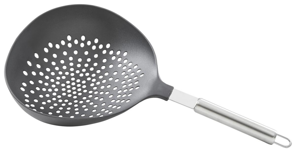 Küchensieb Luca in Schwarz - Schwarz, Kunststoff/Metall (36/18cm) - Modern Living
