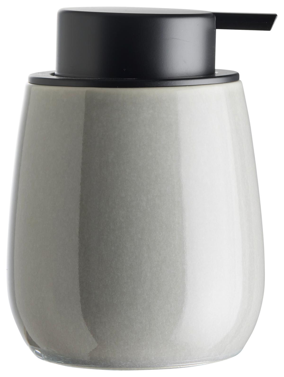 Dozator de săpun Magnus, cca. 300 ml - gri închis/negru, Modern, ceramică (8,0/12,5cm) - Mömax