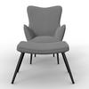 RELAXFÅTÖLJ AURORA - grå/svart, Modern, metall/trä (68,5/99/90cm) - Bessagi Home