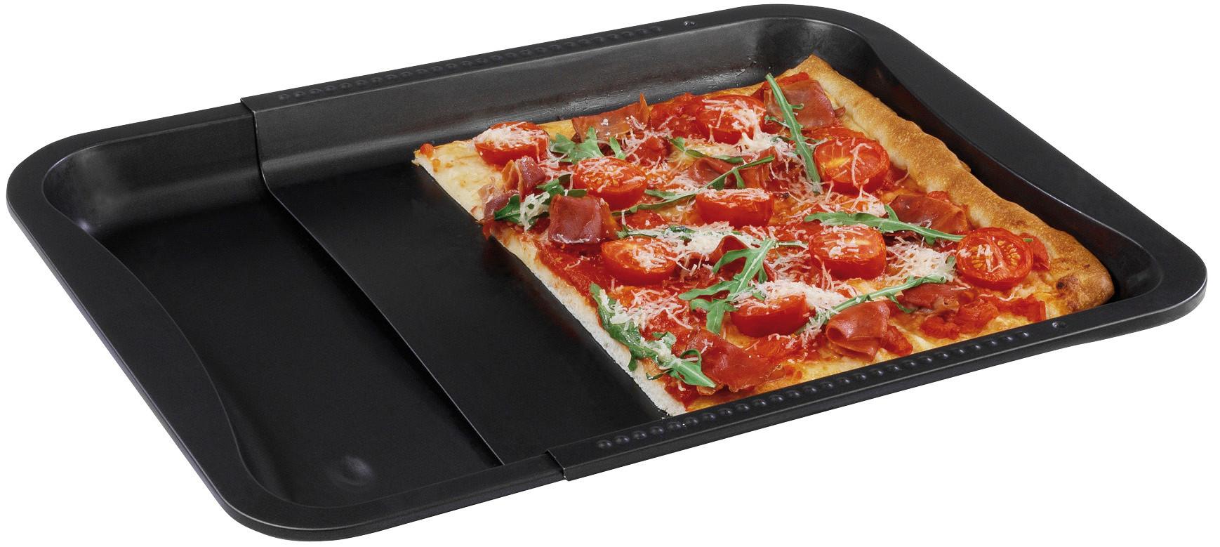 Kihúzható Sütőtepsi Tim - fekete, fém (37-52cm) - Modern Living