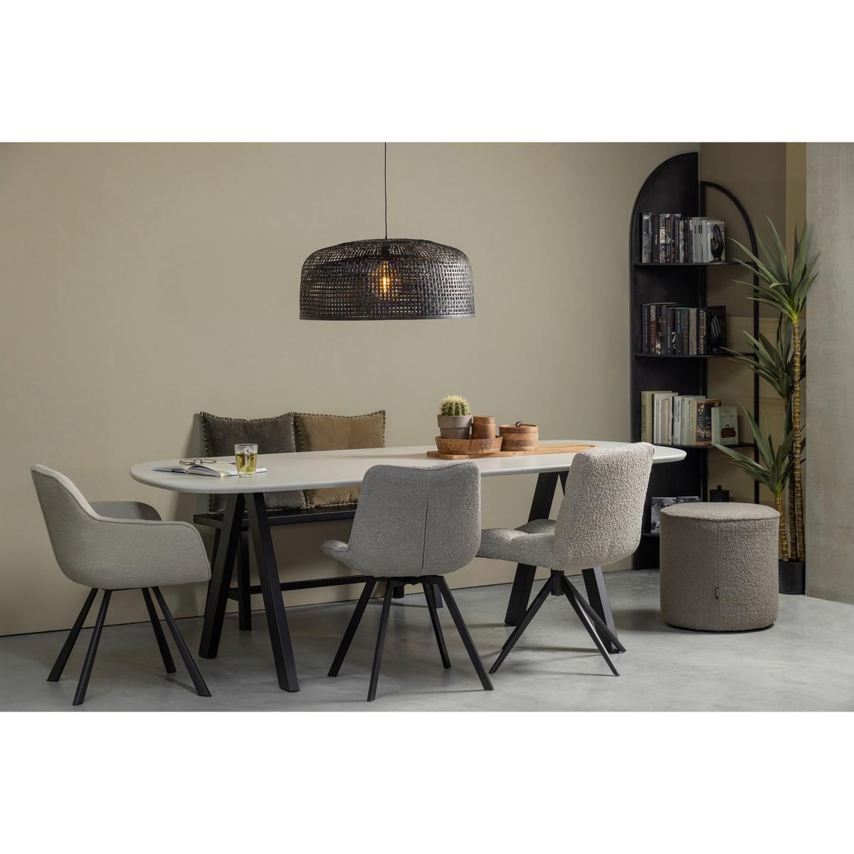 Sitzbank Imma Schwarz - Schwarz, Design, Holz (110/45/35cm) - Livetastic