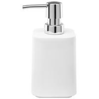 Seifenspender Lilo aus Kunststoff in Weiss - Weiss, Modern, Kunststoff (8,25/7,95/15,88cm) - Modern Living