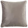 Zierkissen Viola aus Samt ca. 45x45cm - Grau, Konventionell (45/45cm) - Premium Living