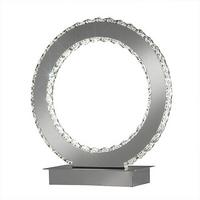 Led Asztali Lámpa 4809/lg - krómszínű, Design, fém (30/32cm)