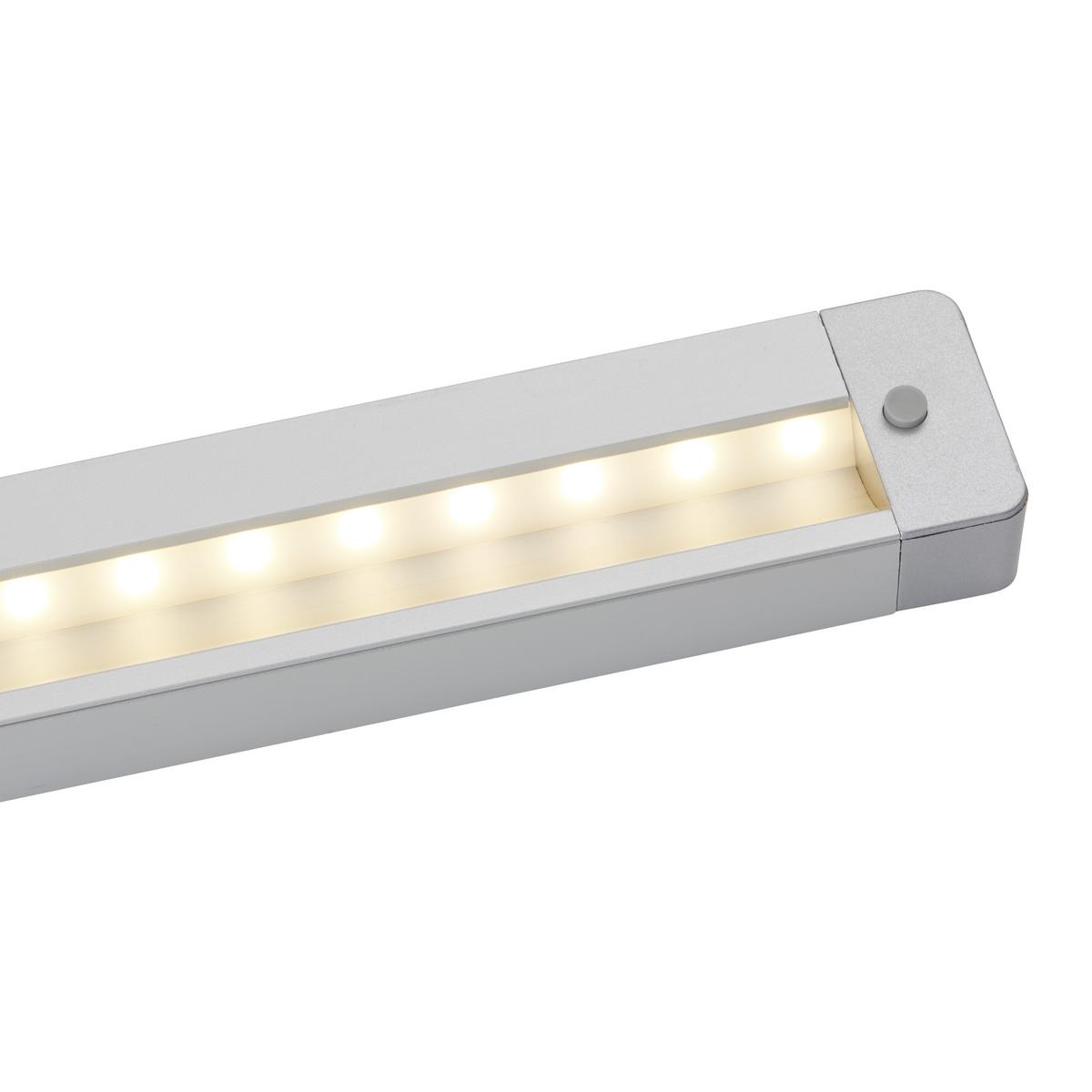 Unterbauleuchte Helena Alufarben - Alufarben, Metall (59,5/4/1,8cm)