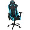 Gaming Stol Gamebreaker Sx 04, Črna, Turkizna - turkizna/črna, Moderno, kovina/umetna masa (74/137/66cm) - MID.YOU