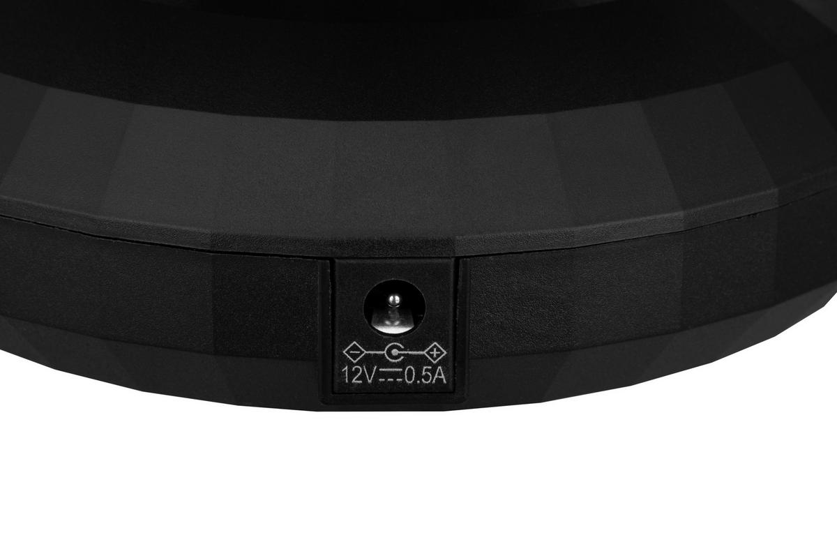 LAMPA DYSKOTEKOWA SALINAS - czarny, Basics, tworzywo sztuczne (15/21,5cm) - Novel