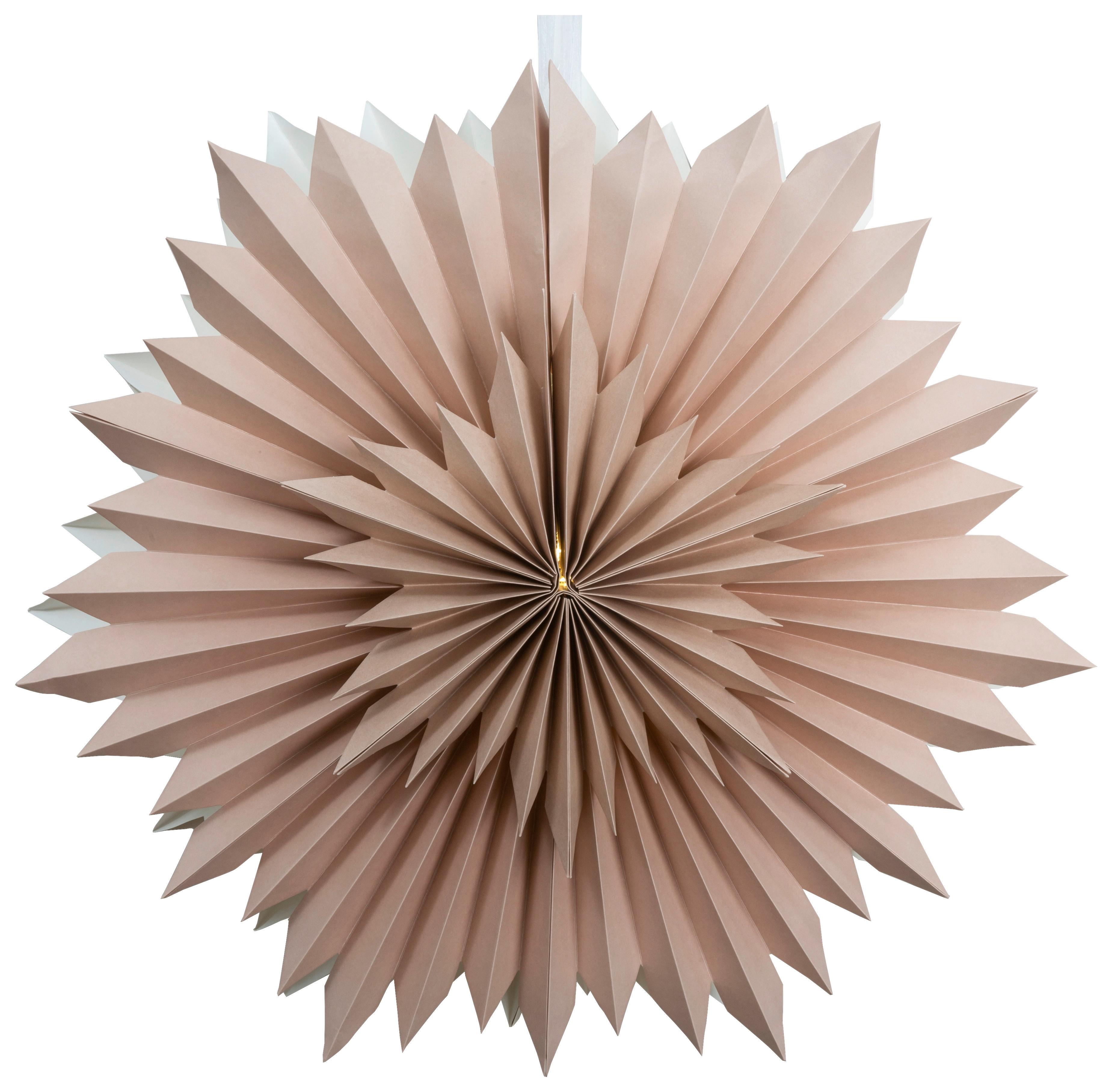 LED-Dekoleuchte Ava Pink max. 0,6 Watt - Pink, Papier/Kunststoff (60cm) - Mömax