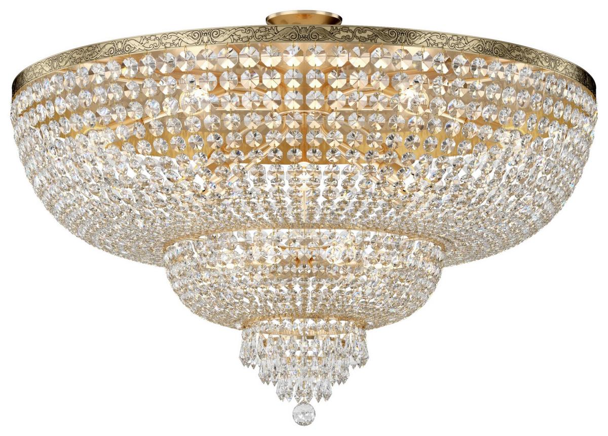 Kronleuchter Palace Goldfarben max. 60 Watt - Goldfarben, Basics, Glas/Metall (100/62,5/100cm) - MAYTONI