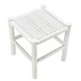 Hocker Phil - Weiß, KONVENTIONELL, Holz (40/45/40cm) - PREMIUM LIVING