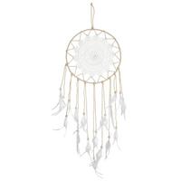 Hvatač Snova Annie I - prirodne boje, Lifestyle, metal/tekstil (29/80cm) - Modern Living