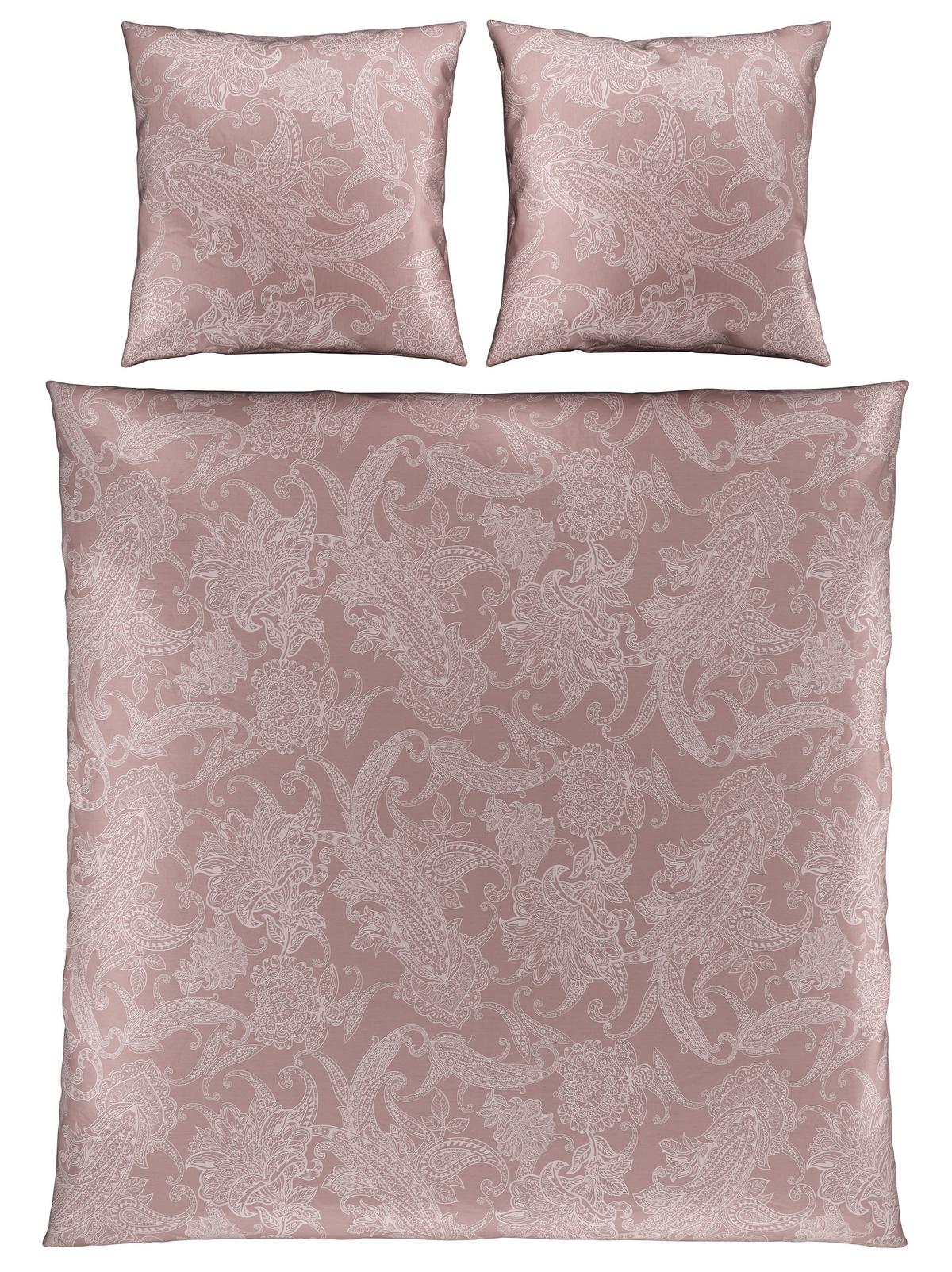 Bettwäsche Amal Mauve ca. 200x200cm - Mauve, ROMANTIK / LANDHAUS, Textil (200/200cm) - Modern Living