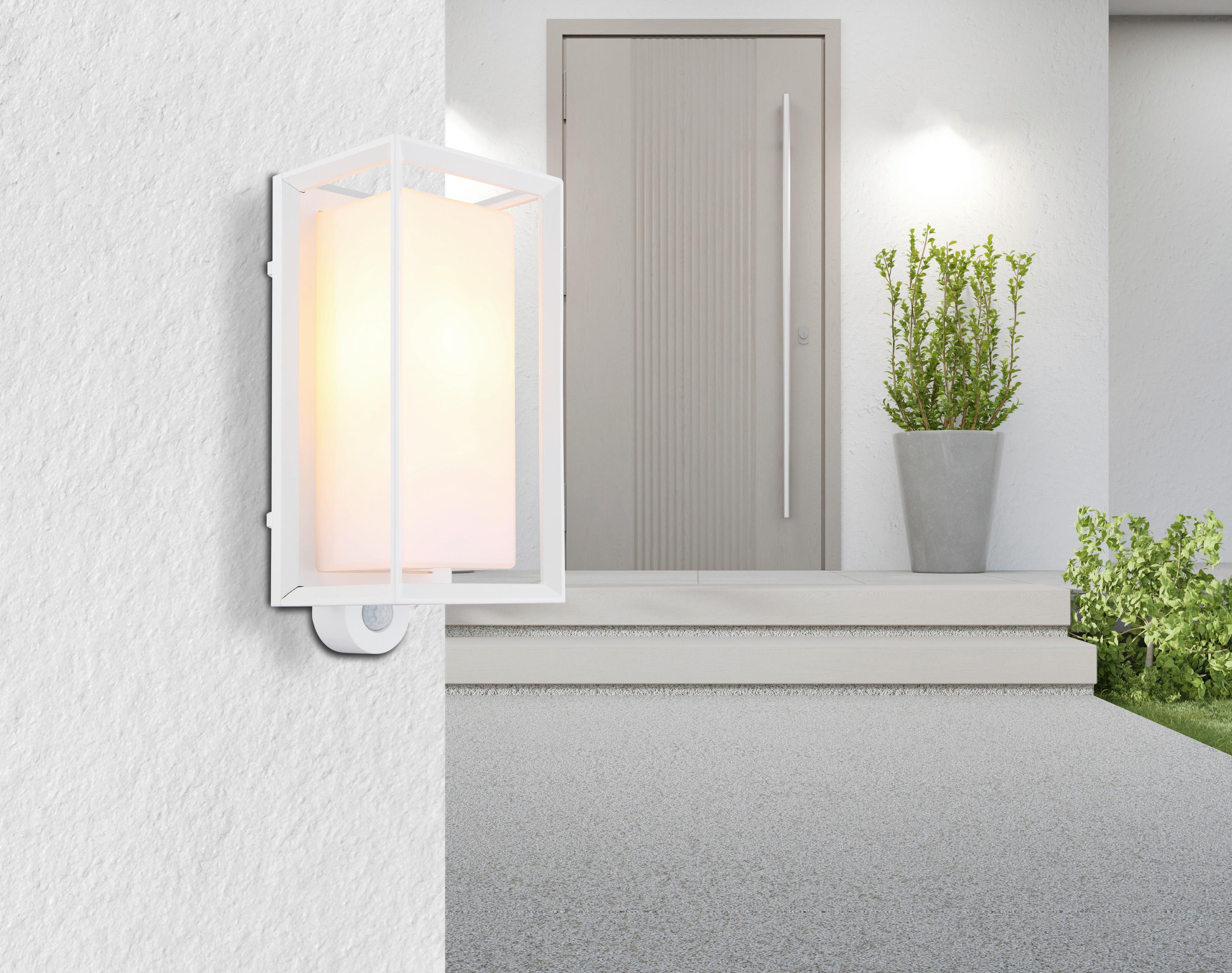 Svjetiljka Vanjska 31982ws Sensor - bijela, Konvencionalno, metal/plastika (13/12,2/28cm) - Globo