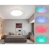 LED-TAKLAMPA FARBI - vit/kromfärg, Modern, metall/plast (38/6cm) - Mömax
