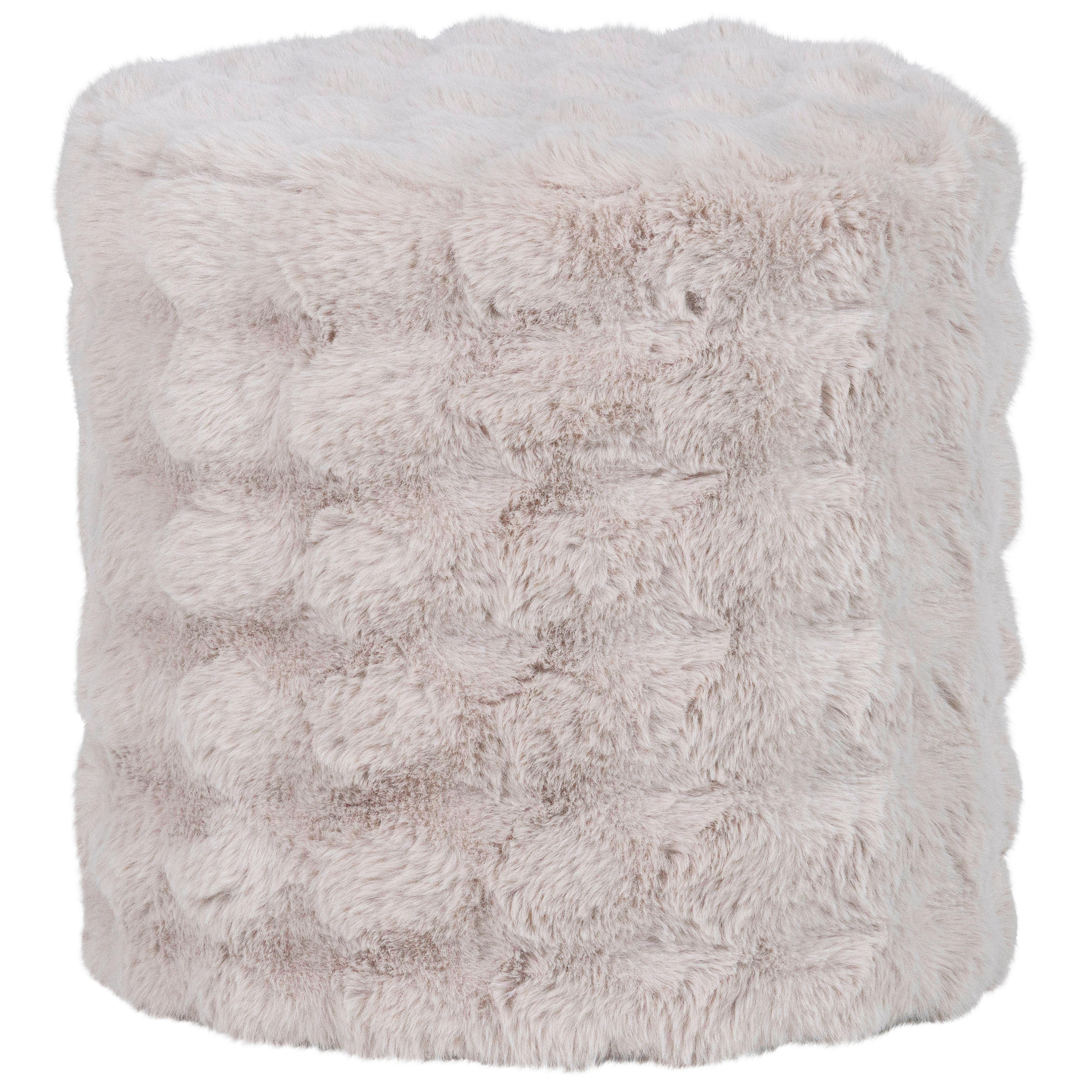 HOCKER Olven Naturfarben B: 46cm - Naturfarben, Design, Textil (46/46/46cm) - Livetastic