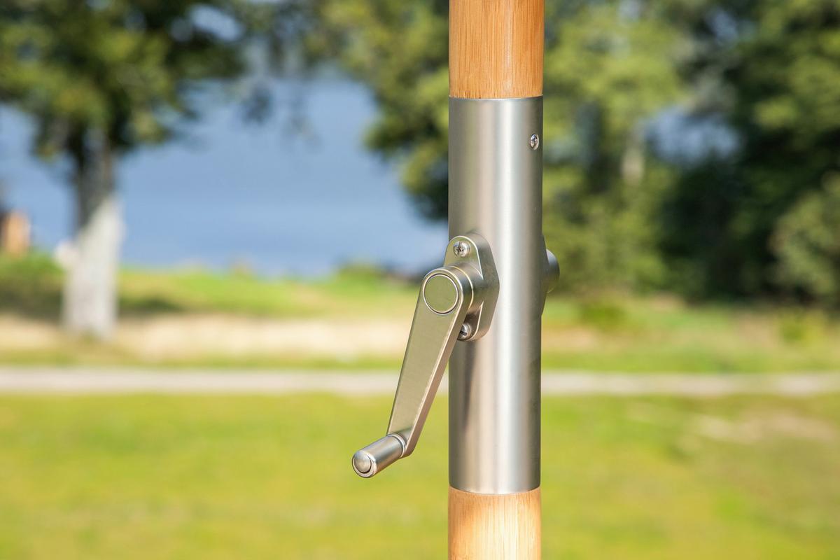 SONNENSCHIRM CEROX - Weiß, KONVENTIONELL (270/250cm) - Gardenson