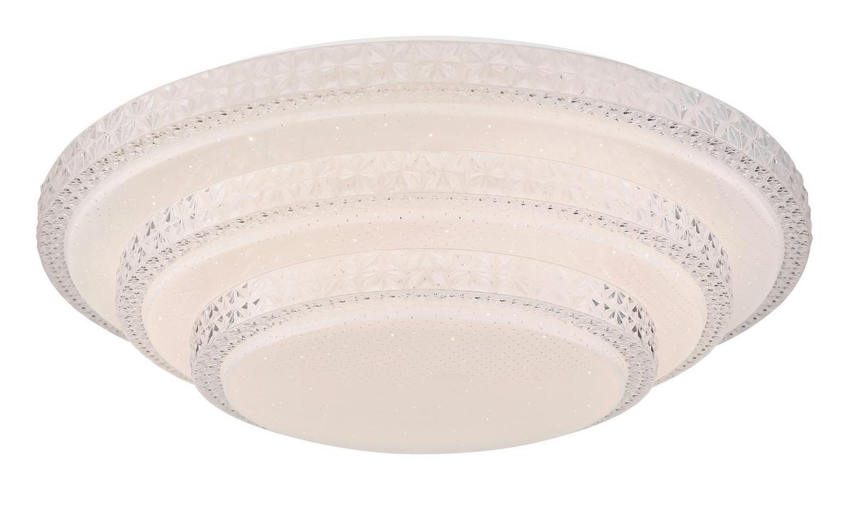 LED-Deckenleuchte Magnifique max. 30 Watt - Weiß, MODERN, Kunststoff/Metall (49,5/13cm)