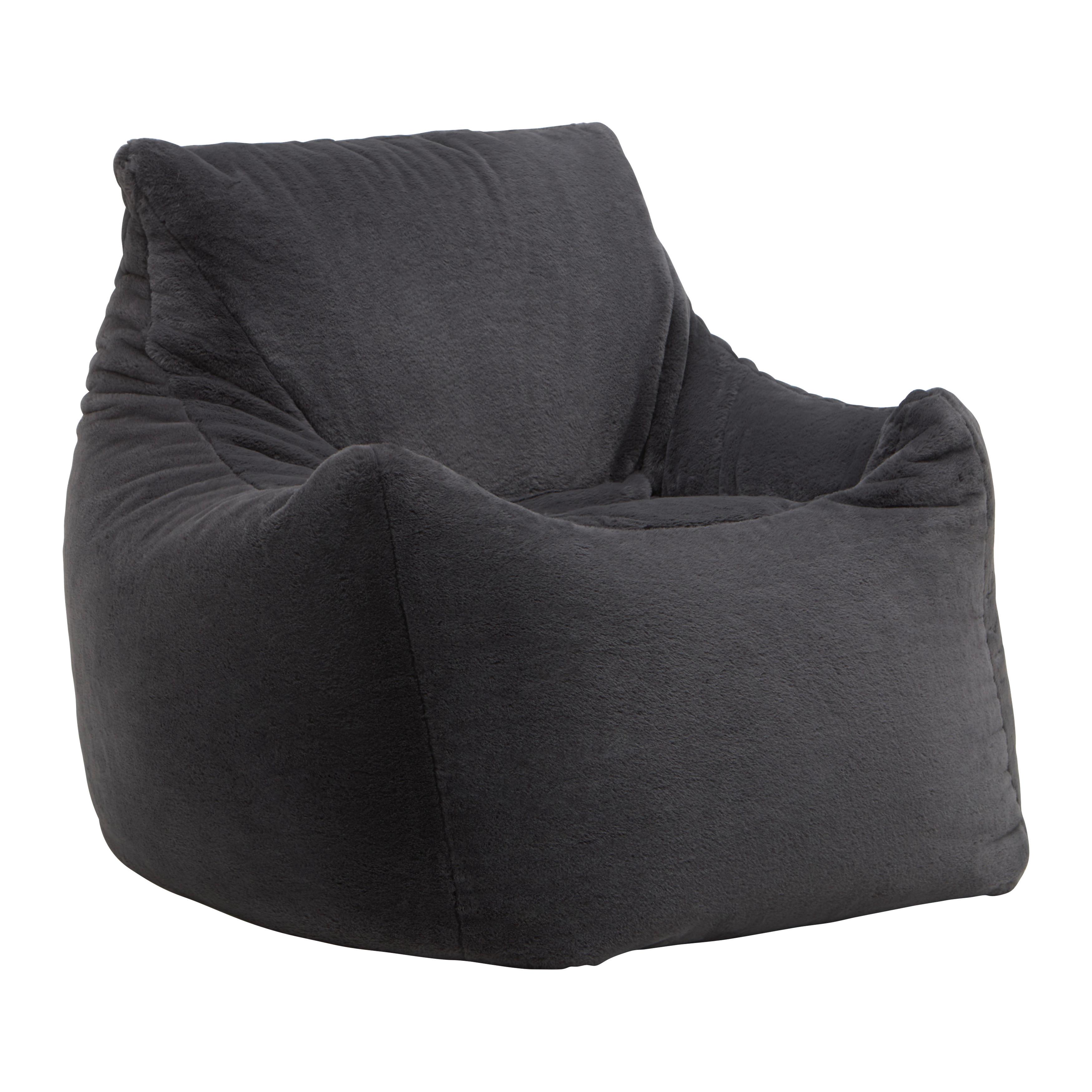 Sitzsack Storvik Graphitfarben - Graphitfarben, MODERN, Textil (100/75/100cm) - Mömax