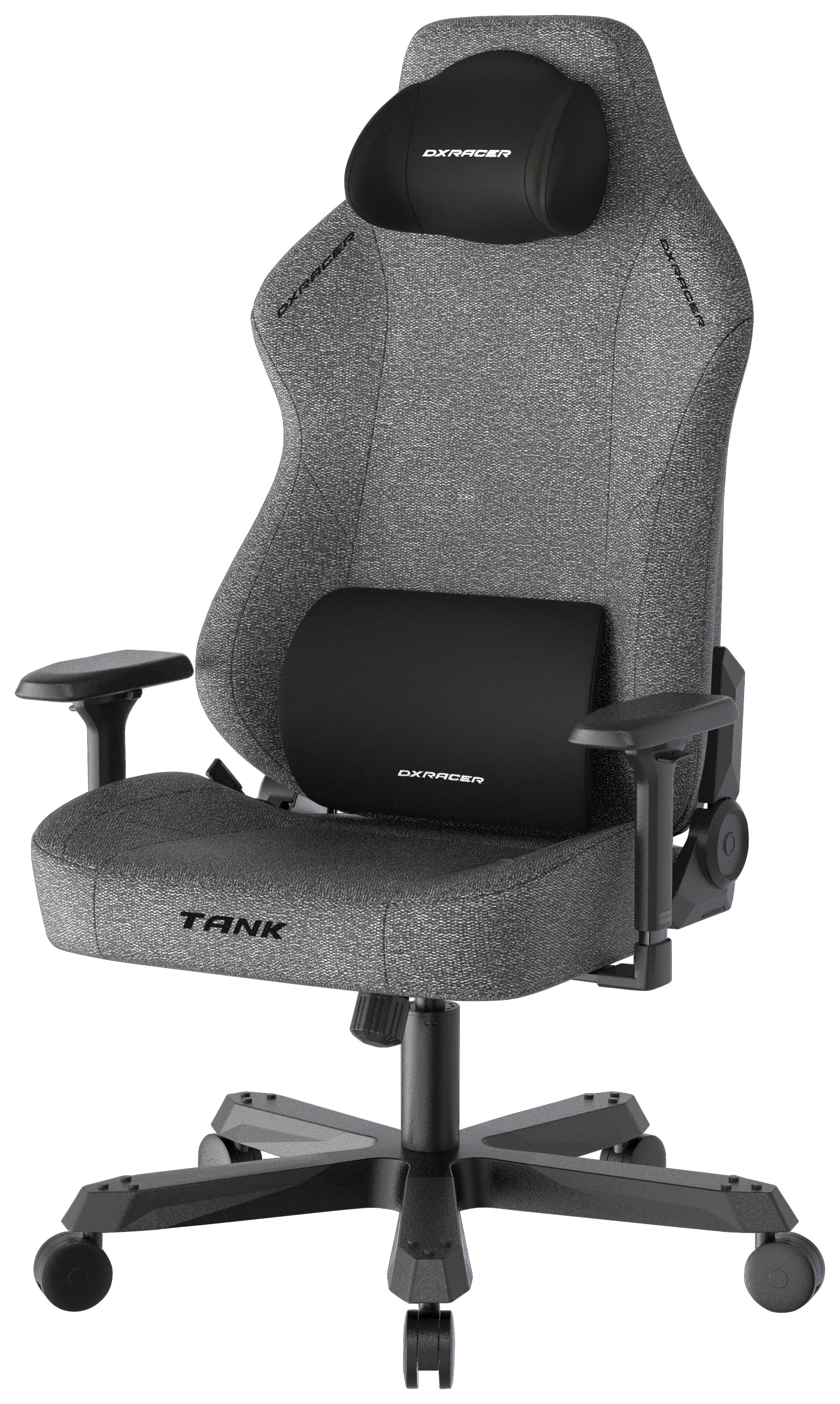 GAMINGSTOL TANK XL - svart/antracit, Modern, metall/textil (80/140/80cm) - Dxracer