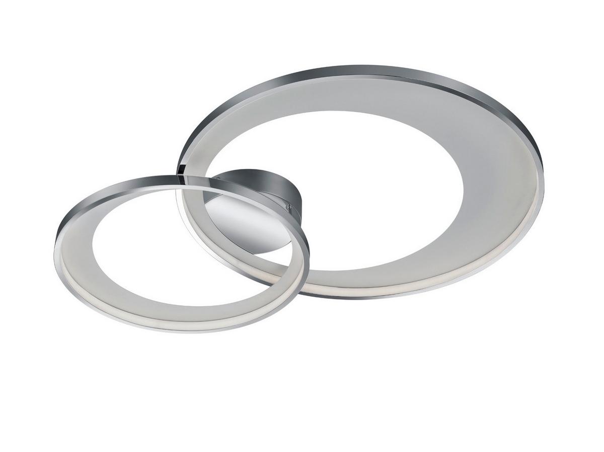 LED-Deckenleuchte Granada Chromfarben max. 36 Watt - Chromfarben, Design, Metall (85/60/8cm) - Trio Leuchten