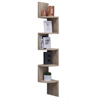 Eckregal MINTIS Sonoma Eiche ca.19x123x19cm - Sonoma Eiche, Basics, Holzwerkstoff (19,6/123,6/19,6cm) - MID.YOU