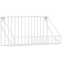 REGAŁ ŚCIENNY RON - biały, Trend, metal (30/14/11cm) - Carryhome