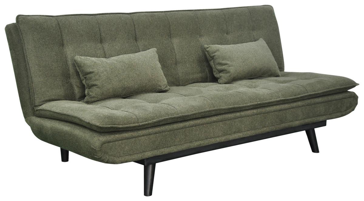 Kanapéágy Sun - zöld, Modern, textil/fa (190/83/93cm) - Mömax