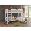 Etagenbett Lupo R aus Buche weiß ca. 208x102 cm - Weiß, Basics, Holz (90/200cm) - MID.YOU