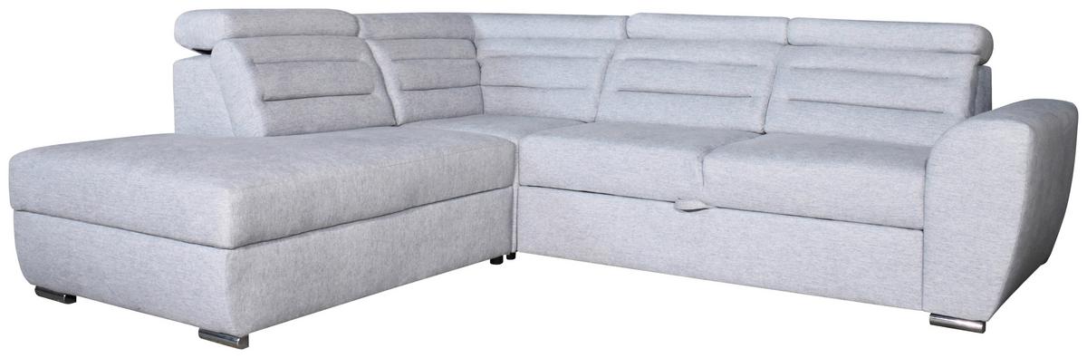 Coltar OMEGA - gri, Modern, plastic/lemn (252/83-99/221cm) - Modern Living