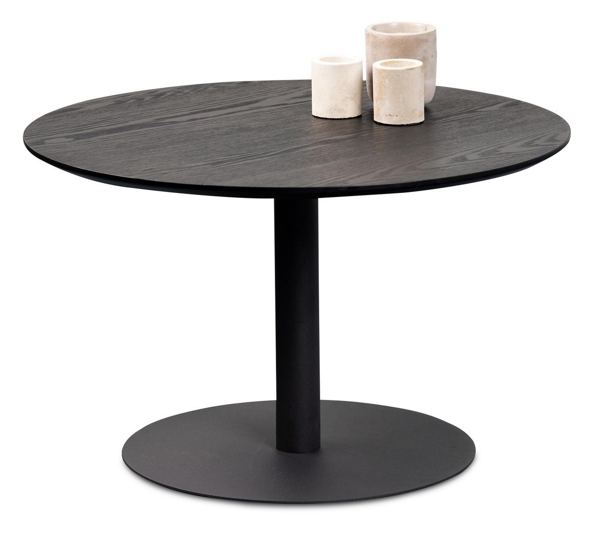 STOLIK KAWOWY IDA 2 - czarny, Design, materiał drewnopochodny/metal (60/60/37cm) - Xora