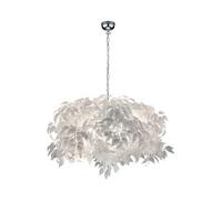 LAMPA WISZĄCA R10464001 LEAVY *MB* - biały/kolor chromowy, Trend, tworzywo sztuczne/metal (70/150cm)
